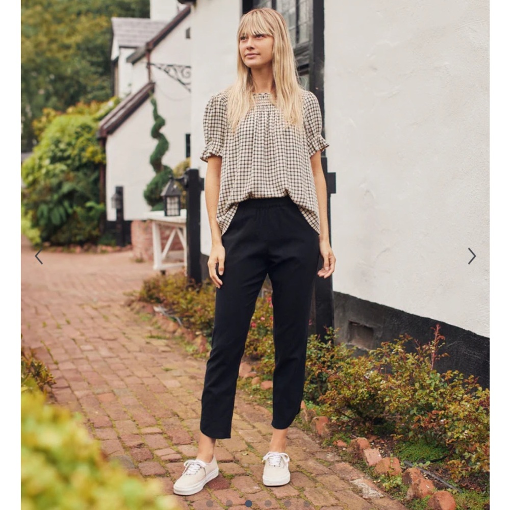 Marine Layer Iconic Allison Pants Black M